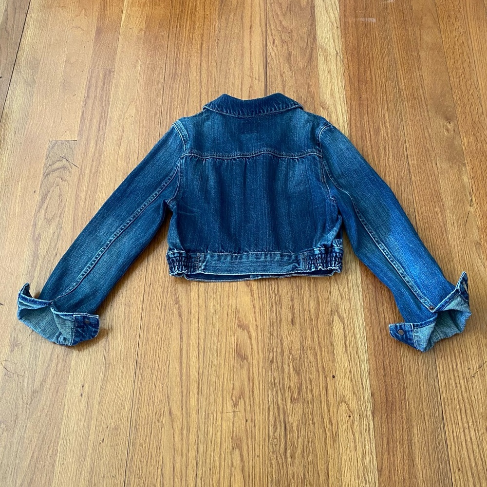 Polo by Ralph Lauren Blue Cropped Jean Jacket - Picture 5 of 6